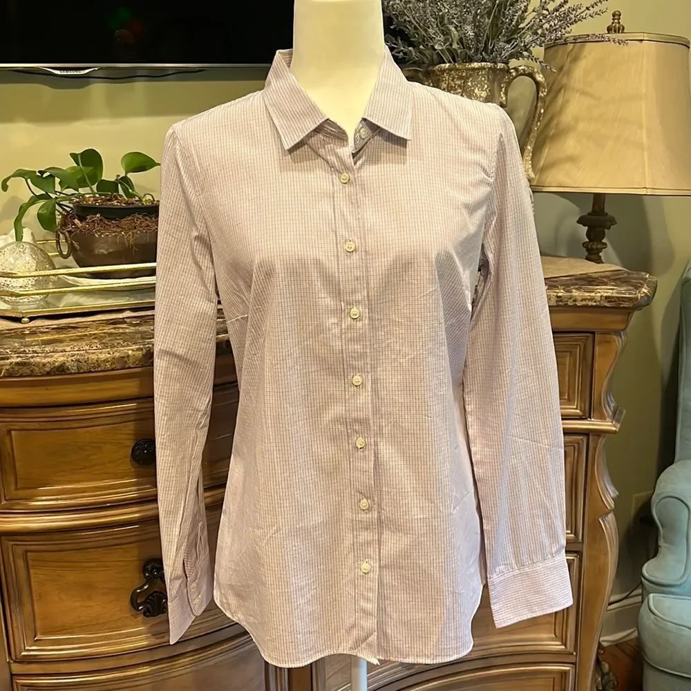 J Crew Haberdashery Fitted Shirt Medium NWOT